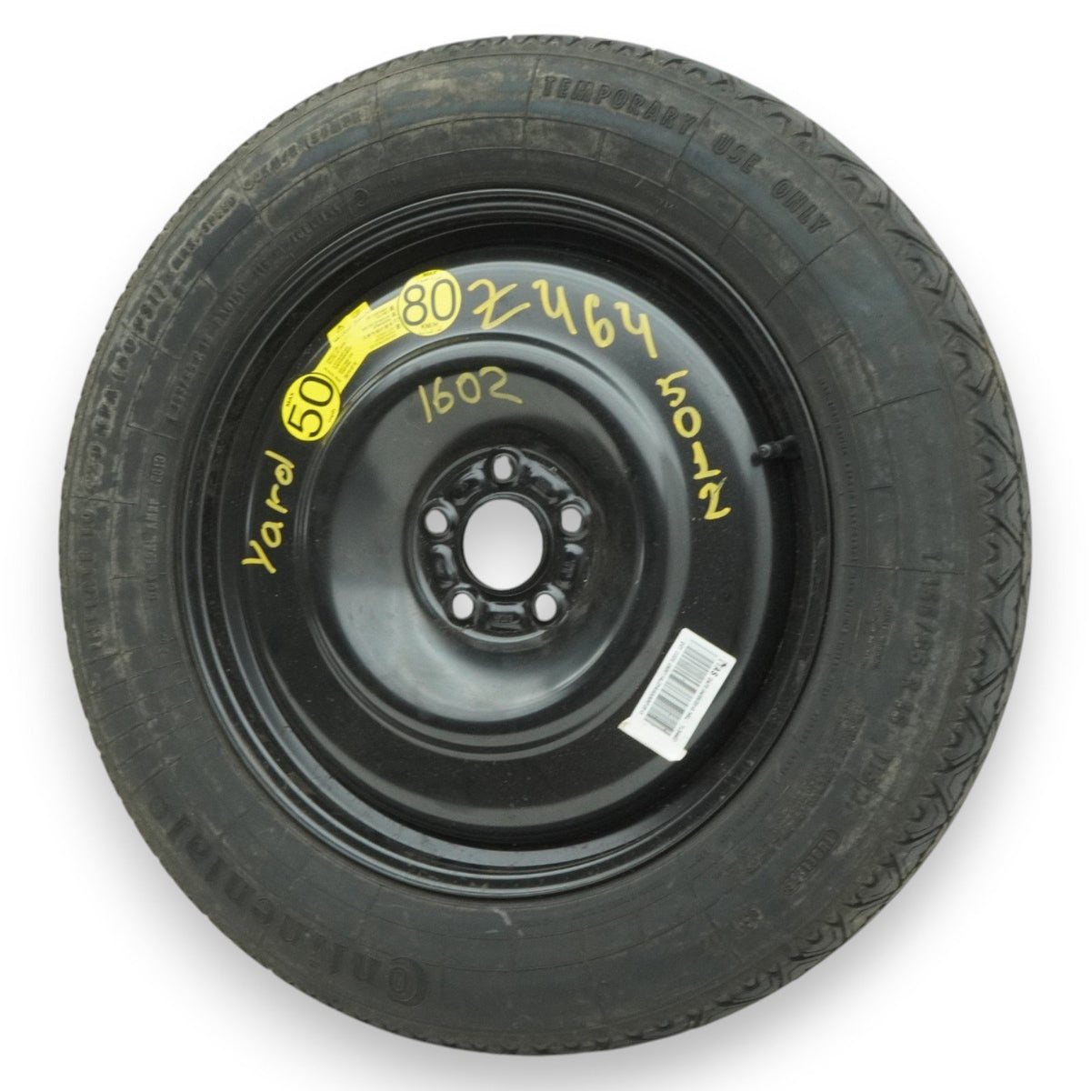 12-19 Land Range Rover Evoque L494 Spare Tire Wheel Rim 18X4J 5LUG 4-1/4 OEM