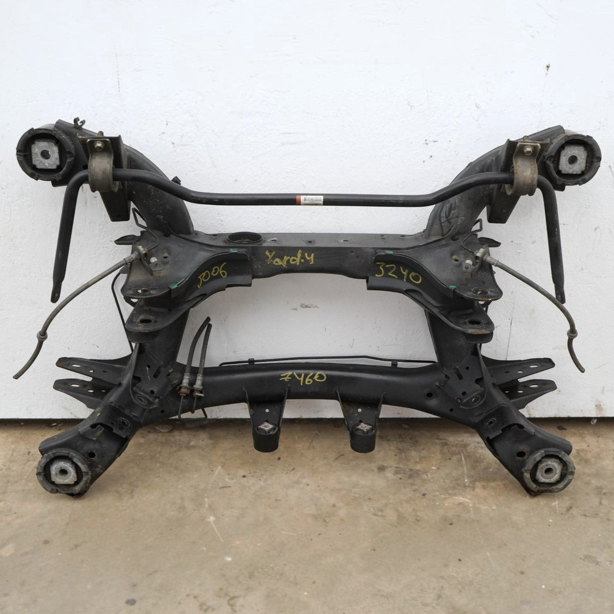 08-19 BMW X6 X5 F16 F15 Rear Subframe Crossmember Cradle Suspension 6858954 OEM