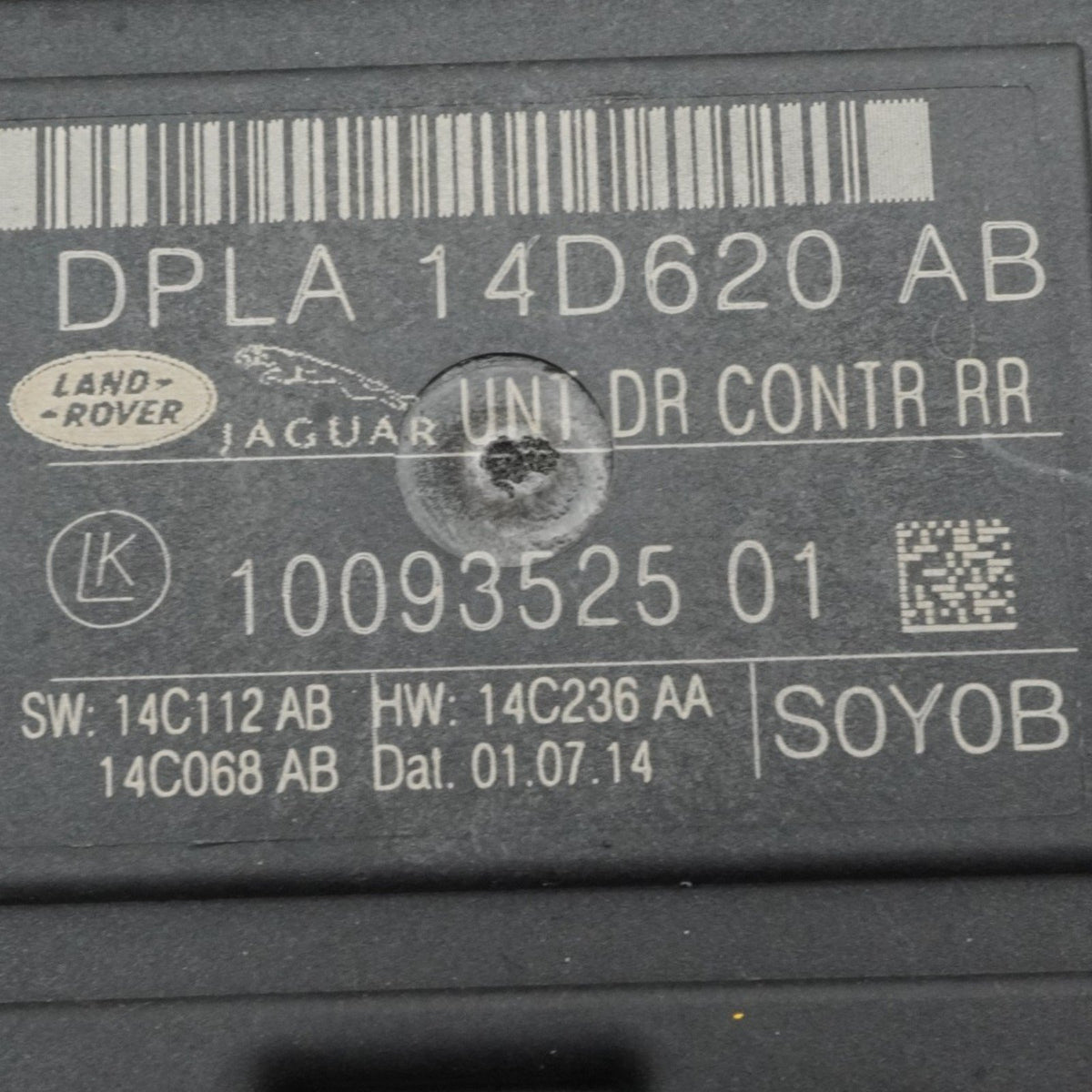 2014 Range Rover Sport L494 Rear Left Right Door Control Module DPLA14D620AB OEM