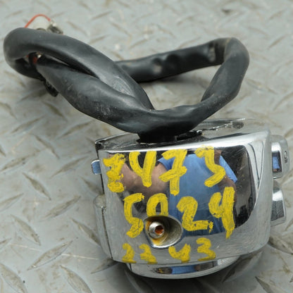 1999-2006 HARLEY-DAVIDSON ROAD KING FLHRCI Chrome LEFT SIDE HORN LIGHT SWITCH