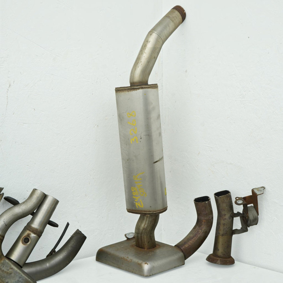14-17 Mercedes S550 W222 Exhaust Muffler Silencer Rear LH RH A2224911800 OEM
