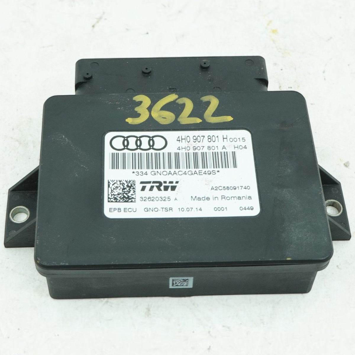 12-18 Audi RS7 S7 A7 4G Parking Brake Electronic Control Module 4H0907801H OEM