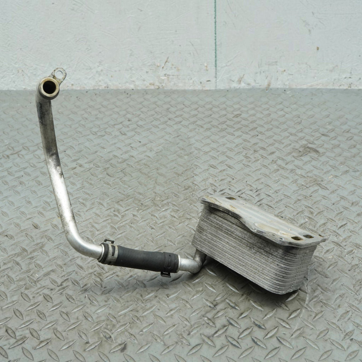 12-16 Mercedes E350 E400 C207 Engine Oil Cooler Radiator W Hose A2761880001 OEM