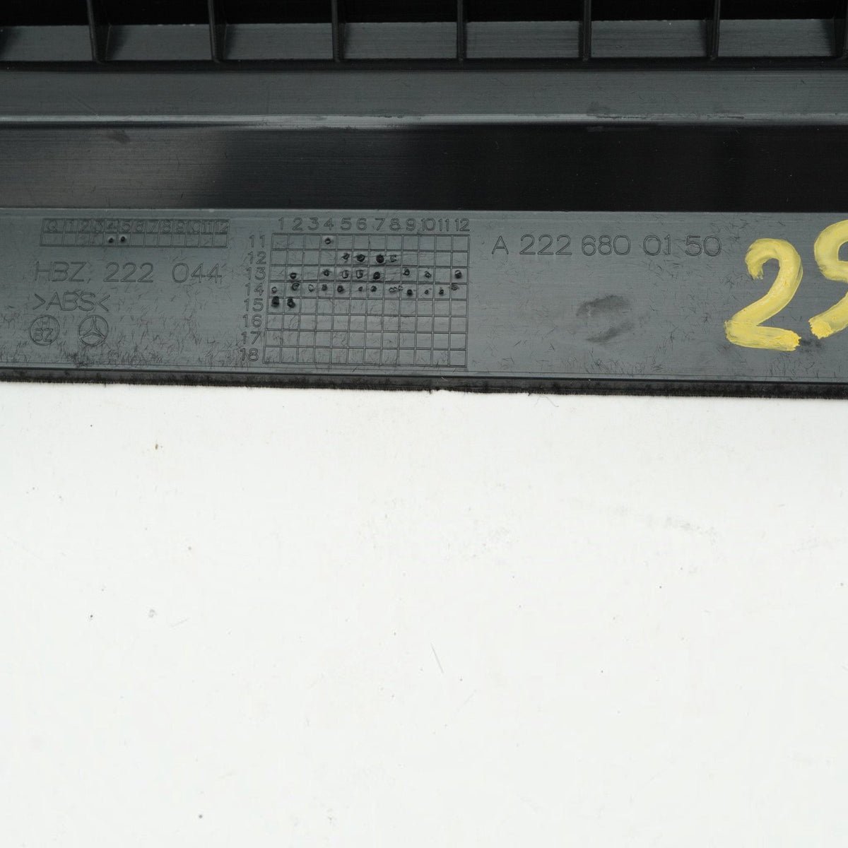 14-17 Mercedes S550 S400 S550E W222 Storage Compartent Rear A2226800150 OEM