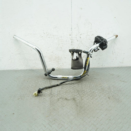 11-13 Kawasaki Vulcan VN1700J Vaquero Handle Bar w/ Switches Chrome Front OEM