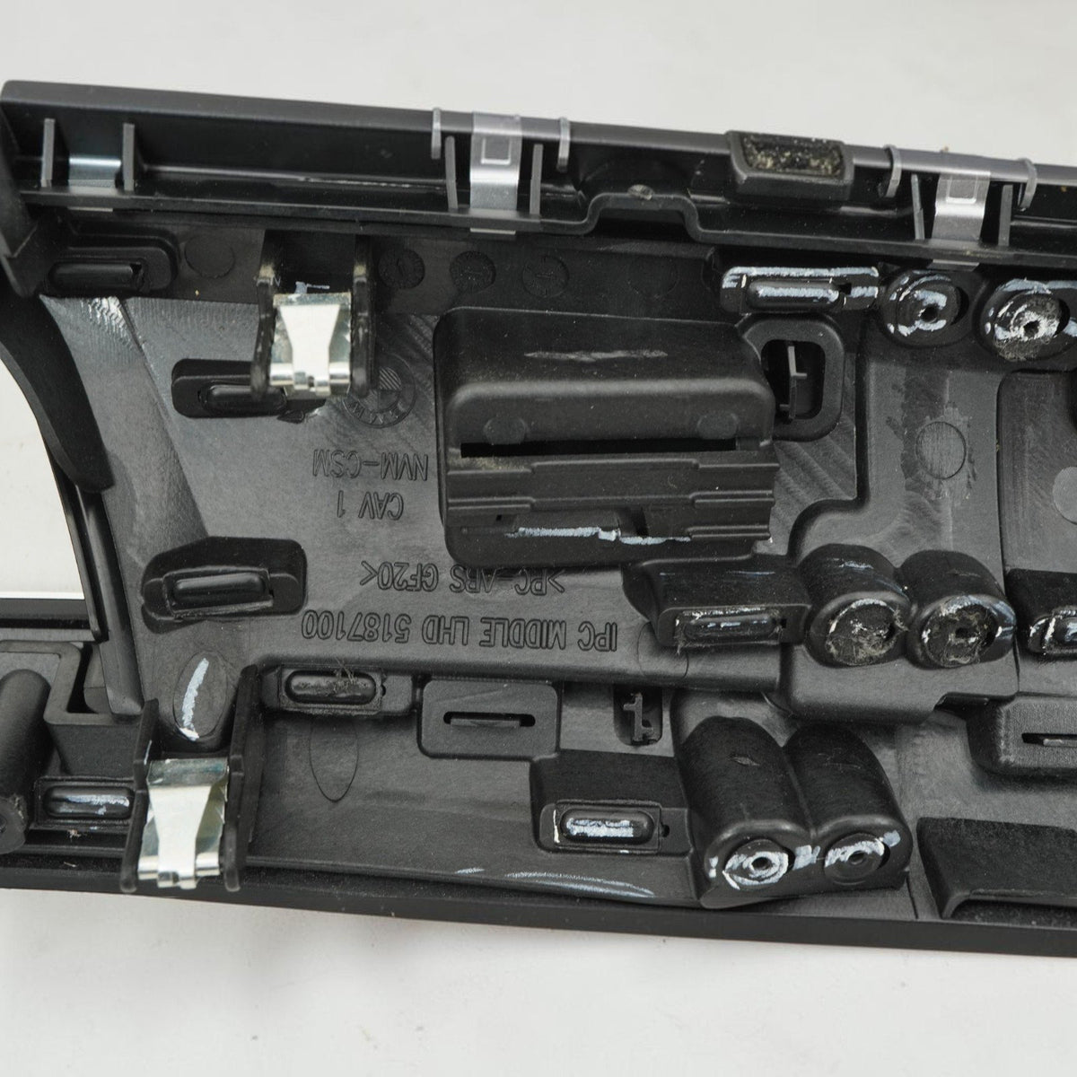 15-19 BMW X6 F16 Dashboard Cover Panel Molding Trim Center Front 927047207 OEM
