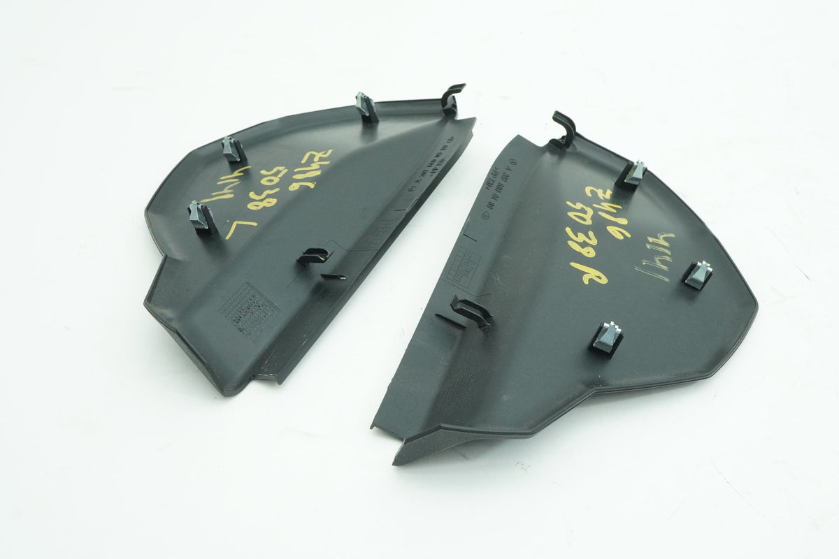 10-17 Mercedes E350 E550 C207 Coupe Dash End Cap Trim Pair A2076800389 OEM