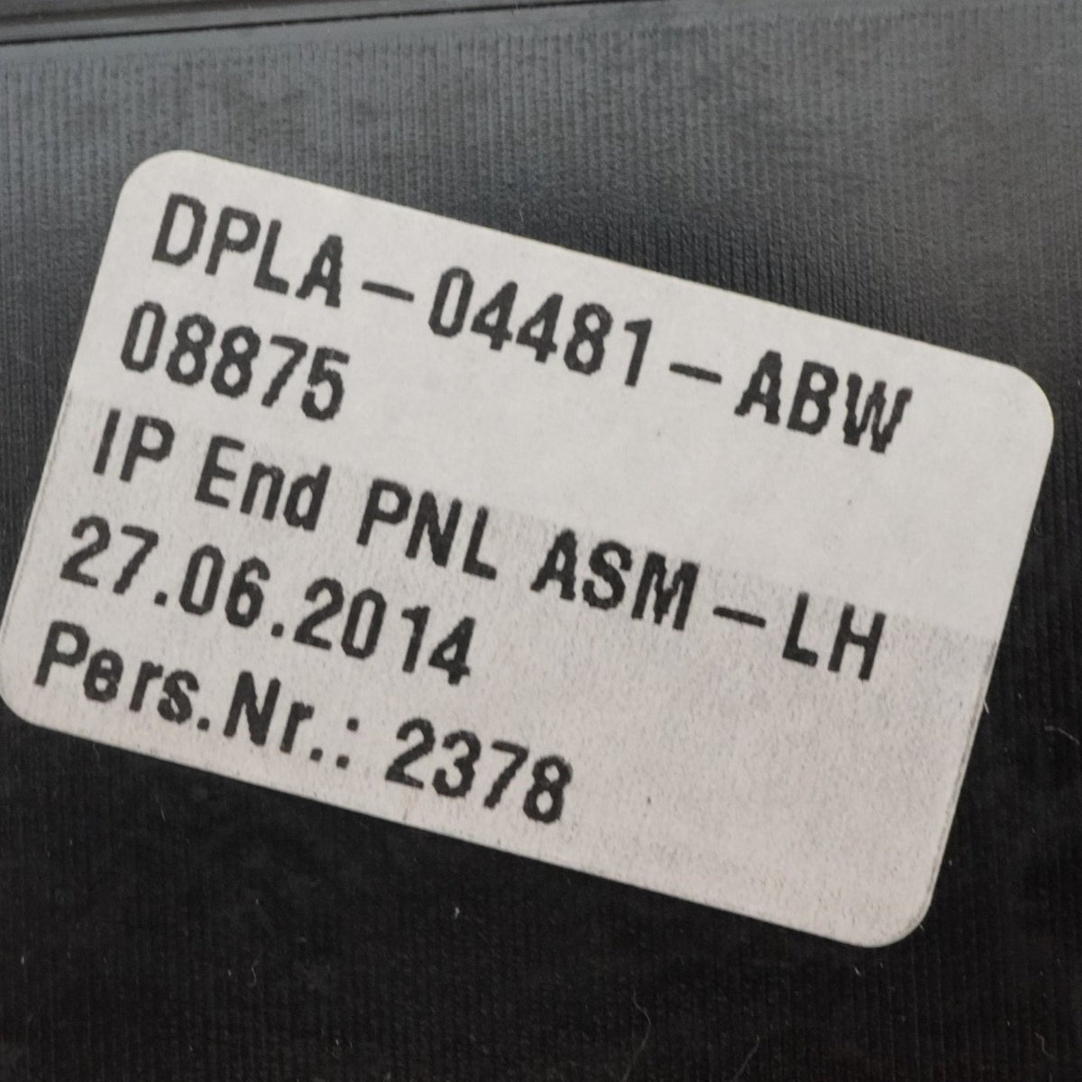 13-17 Land Range Rover Sport L494 Dash Trim Cover Cap LH RH DPLA04480ABW OEM