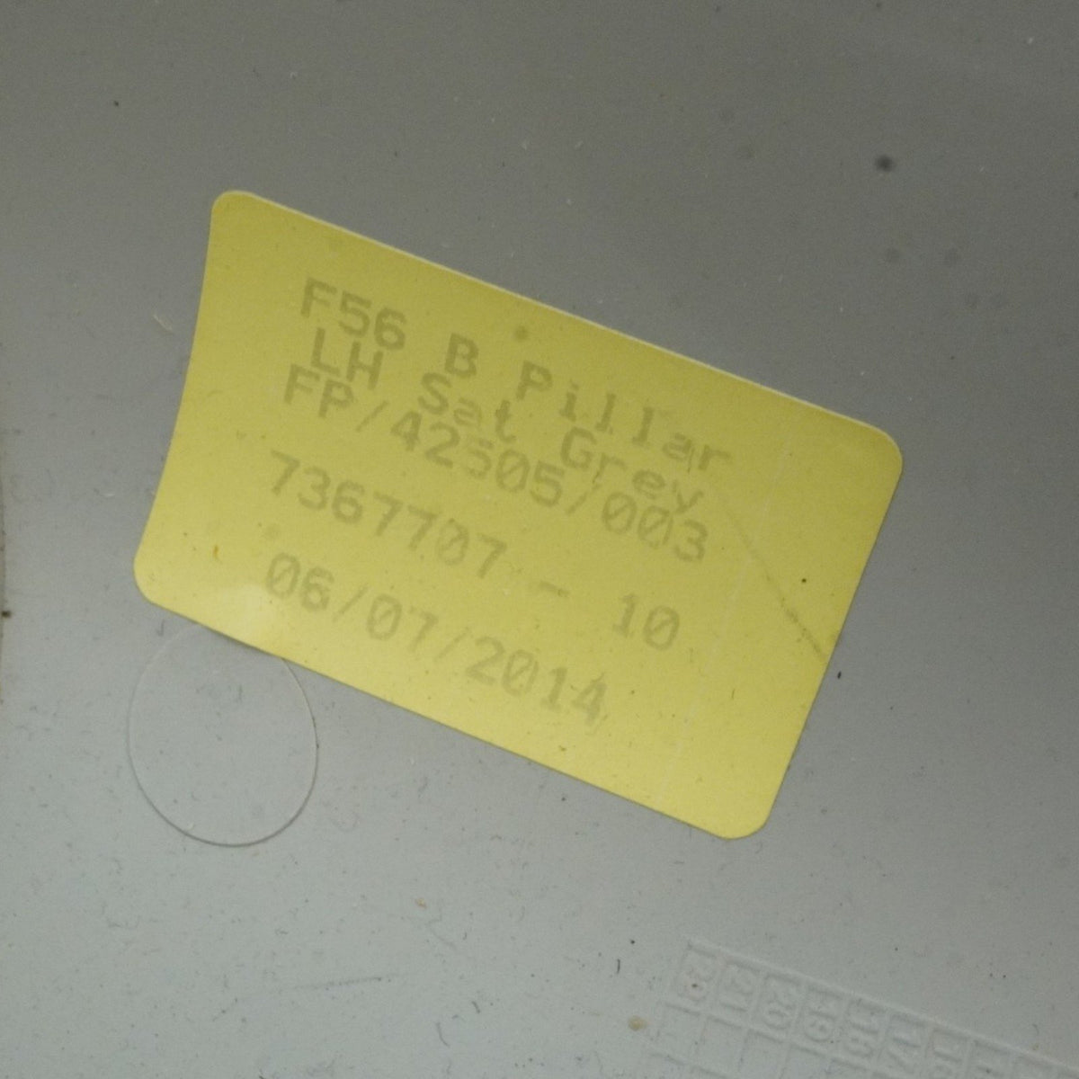14-20 Mini Cooper S F56 Hatchback left Right Interior B Pillar 51437298668 OEM