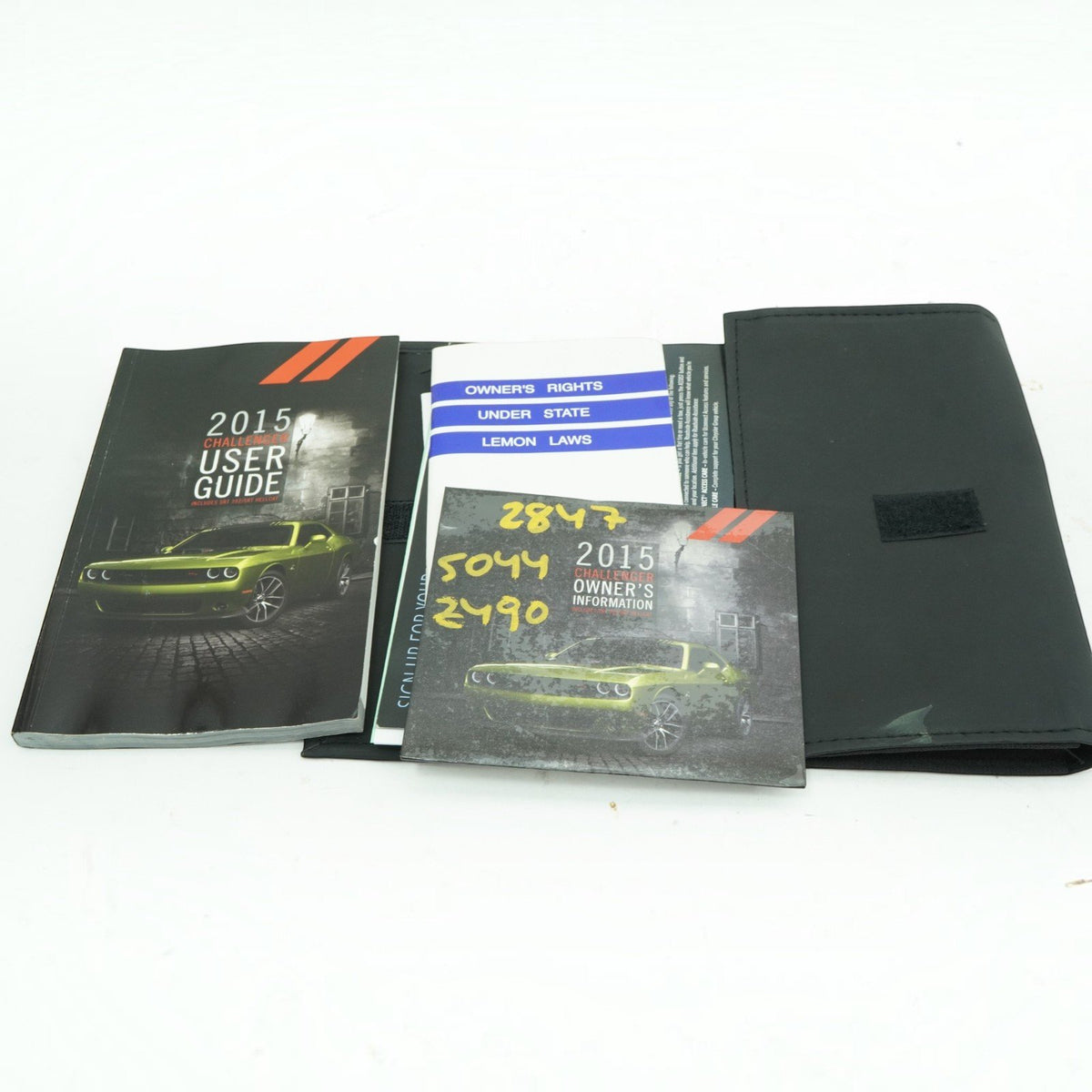 2015 Dodge Challenger Owners Manual User Guide Set w/ Case SXT R/T Scat Pack OEM