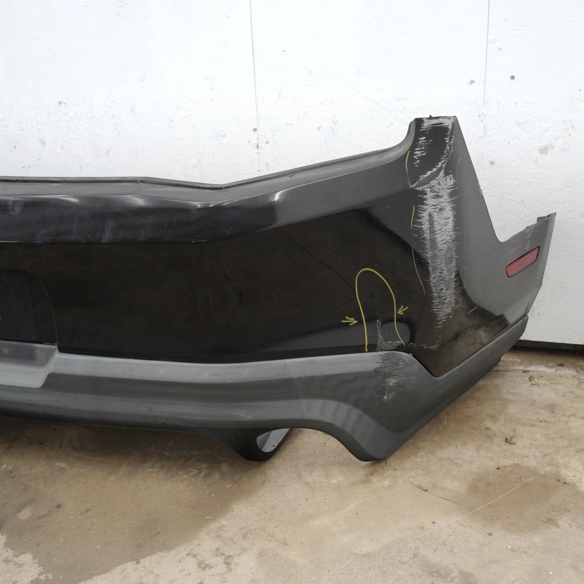 10-12 Ford Mustang GT Coupe Rear Bumper Panel Cover Black AR3317D781A OEM