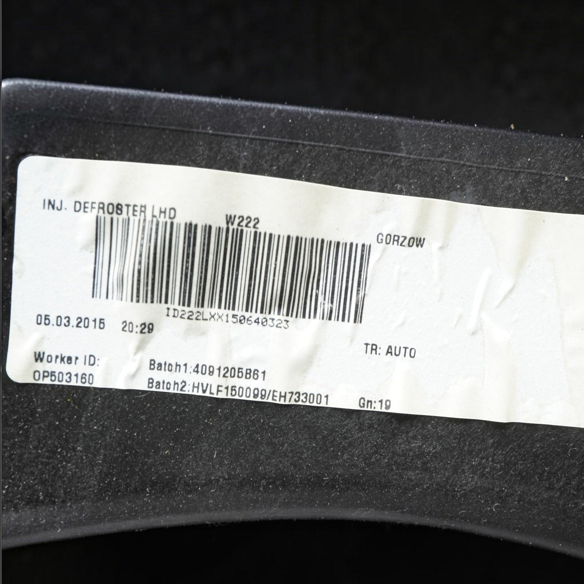 14-20 Mercedes S550 S400 S550E S560 Dashboard Panel Instrument A2226800707 OEM
