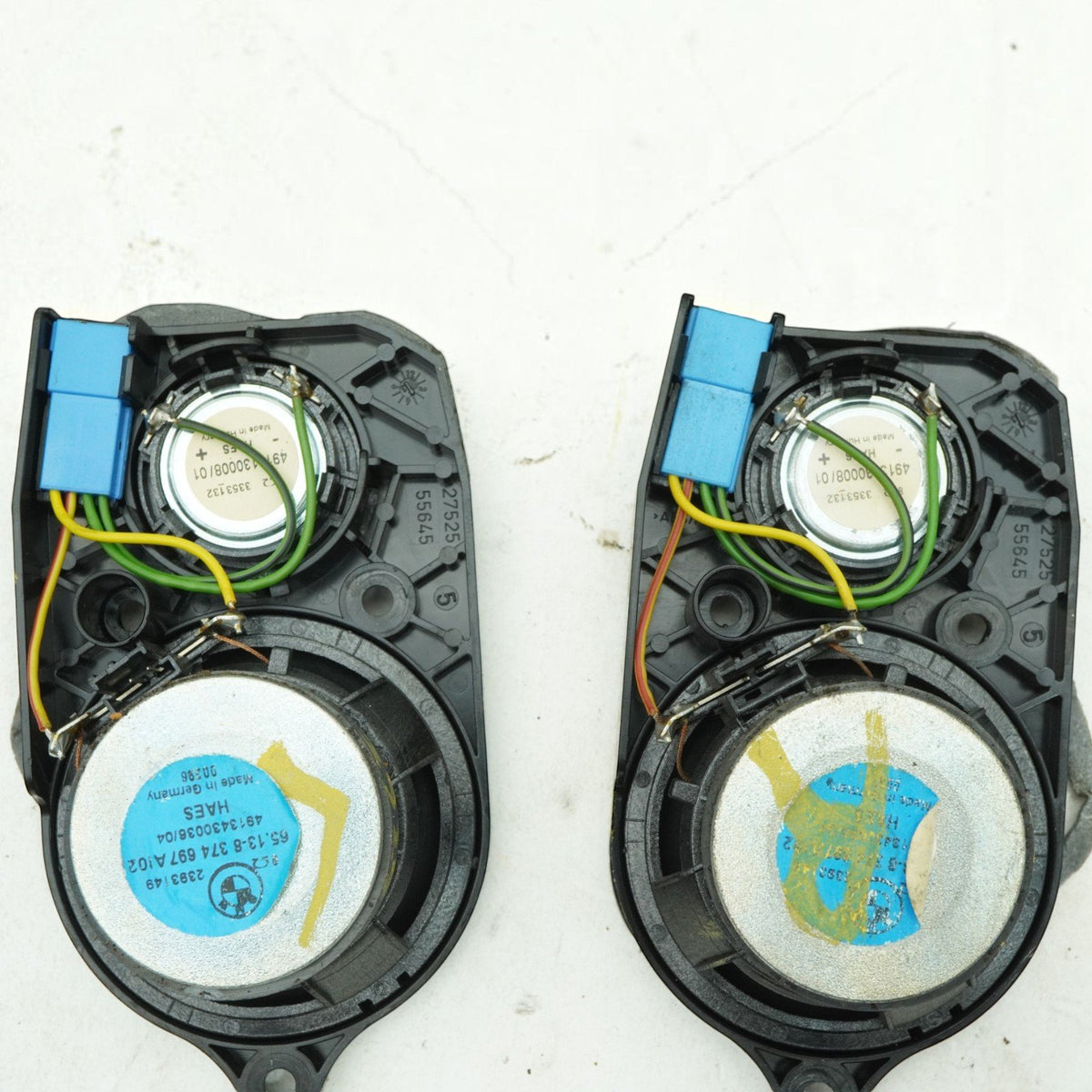 00-06 BMW 330Ci 325Ci 323Ci E46 Speaker Set Midrange Tweeter 65138374697 OEM