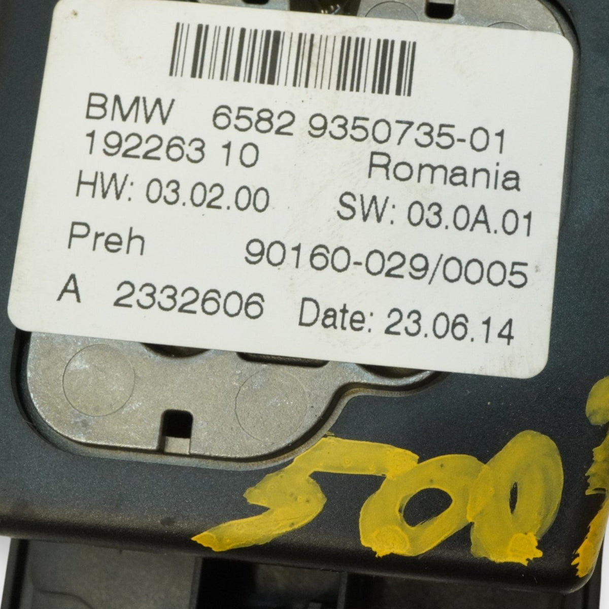 14-15 Mini Cooper S Hatchback F56 IDrive Multi Controller Switch 65829350735 OEM