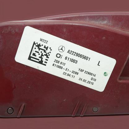 14-17 Mercedes S550 S400 S550E Left LH Tail Light Brake Lamp A2229065601 OEM