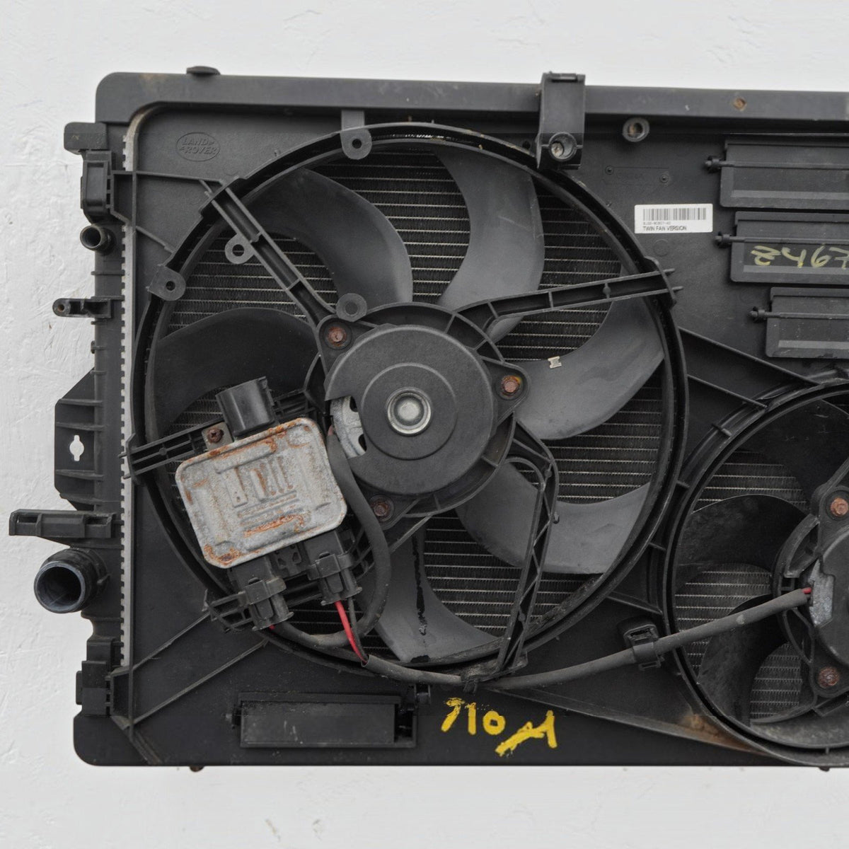 12-17 Land Range Rover Evoque L538 Radiator AC Condesner Fan Shroud BJ328C607AD