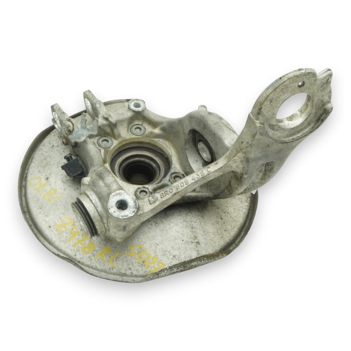 12-18 Audi A7 A6 4G C7 Rear Left Knuckle Spindle Hub Bearing 8R0505431F OEM