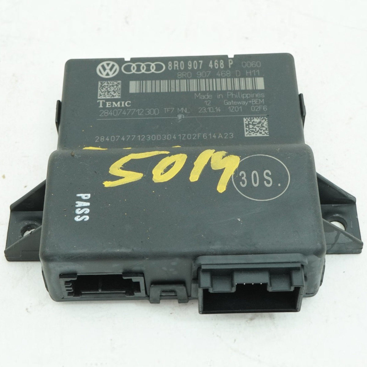 13-17 Audi S5 A5 8T Central Gateway Network Control Module Unit 8R0907468P OEM