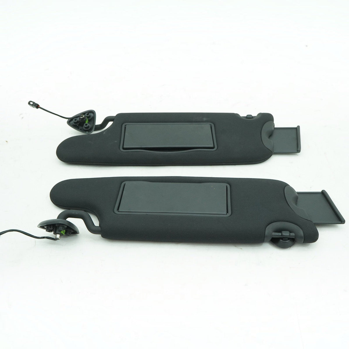 09-16 Dodge Challenger Sun Visor Set Left Right Black Illuminated 1MA01DX9AB OEM