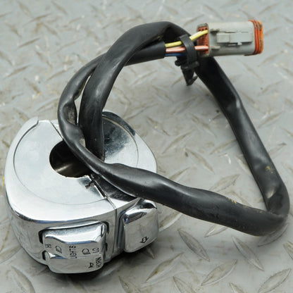 1999-2006 HARLEY-DAVIDSON ROAD KING FLHRCI Chrome LEFT SIDE HORN LIGHT SWITCH