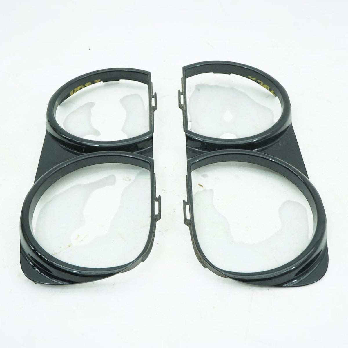 15-23 Dodge Challenger Headlight Headlamp Bezel Trim Pair Left Right Black OEM