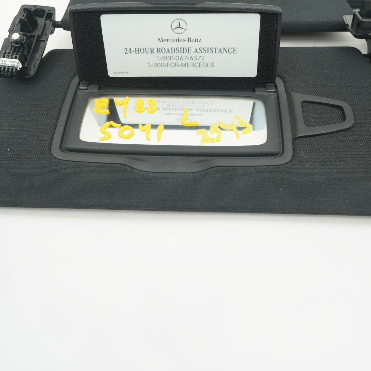 14-17 Mercedes-Benz S550 W222 Sun Visor Shade Sunvisor Left & Right A2228100710
