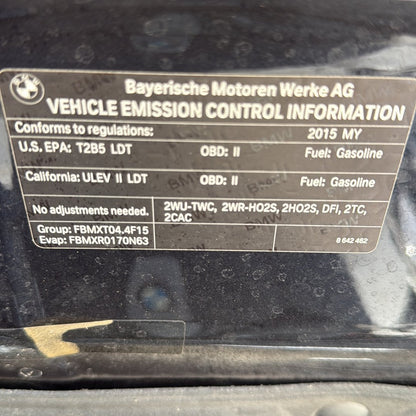 2015-2019 BMW X6 F16