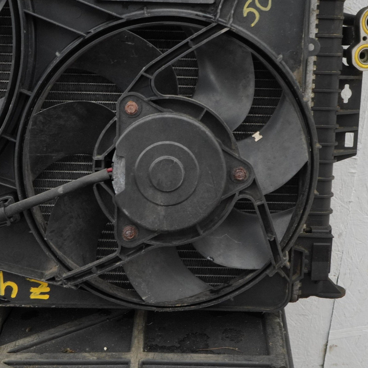 12-17 Land Range Rover Evoque L538 Radiator AC Condesner Fan Shroud BJ328C607AD