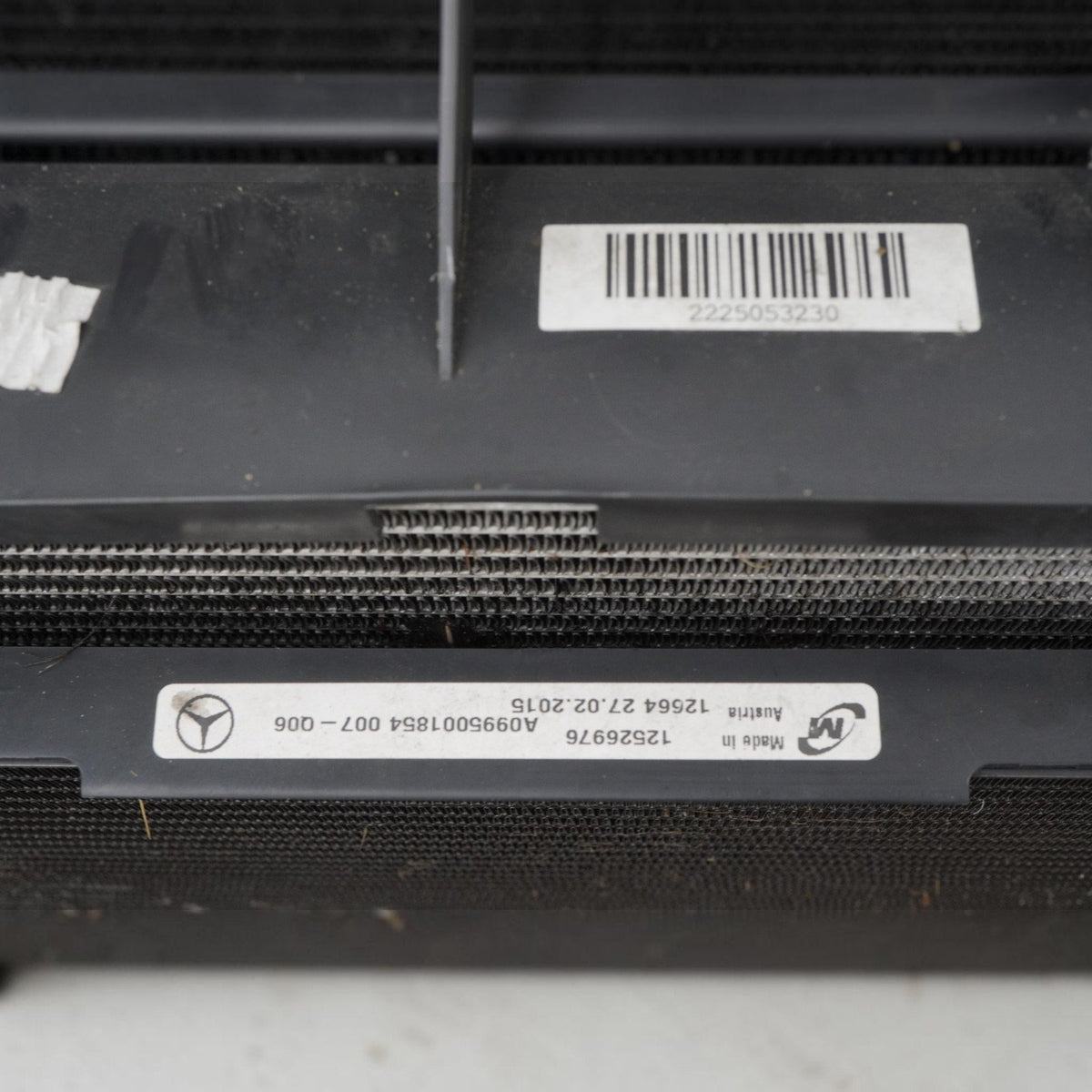 14-20 Mercedes S550 W222 Radiator AC Condenser Fan Shroud Cooling 2225053230 OEM