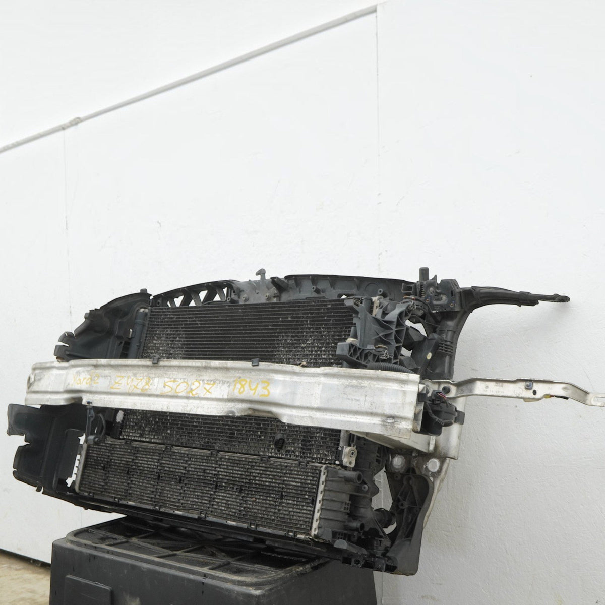16-18 Audi A7 4G 3.0L Radiator AC Condenser Fan Shroud Cooling 4G0145804D OEM