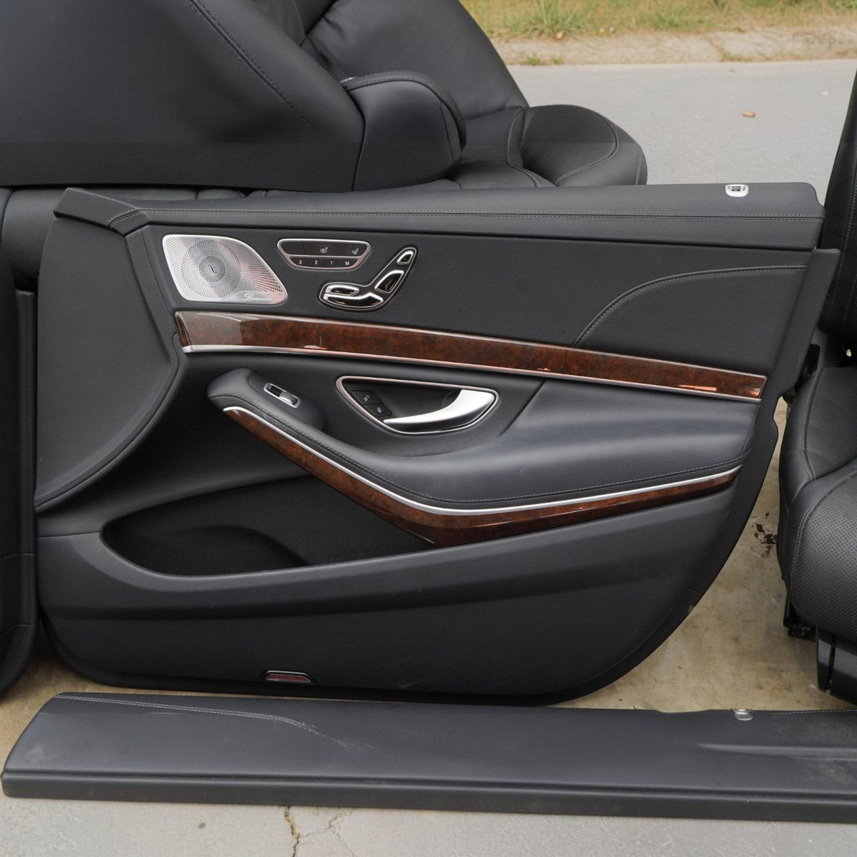 15-20 Mercedes S550 S400 W222 Front Rear Seat Door Panel Center Console SET OEM