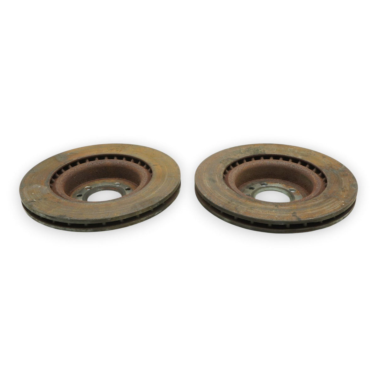 14-17 Land Range Rover Sport L494 Front Brake Rotor Disc Set of 2 LR038934 OEM