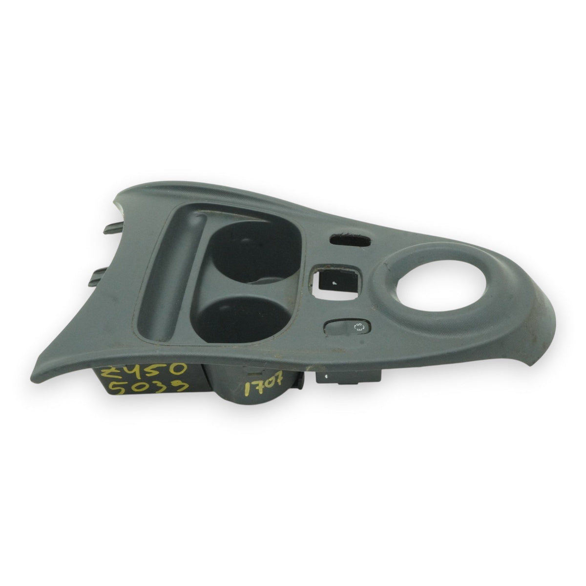 16-18 Smart Fortwo W453 Front Center Console Cup Holder Dual Insert A4536808402