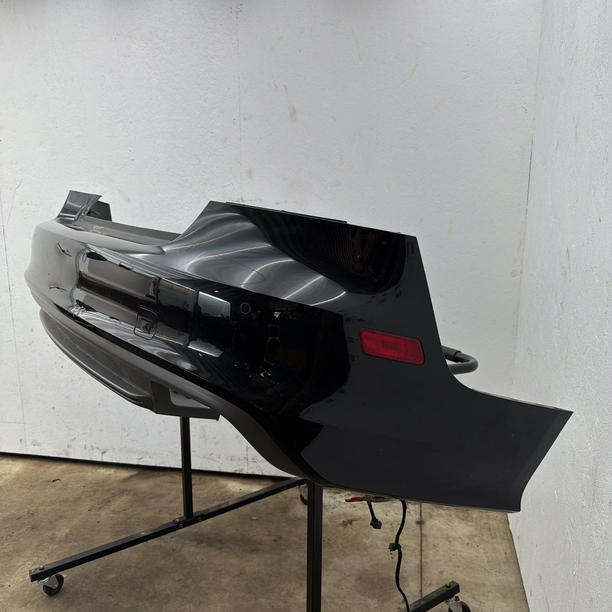 12-15 Audi S7 A7 4G Rear Bumper Cover Black w/ Diffuser Assist 4G8807067 OEM