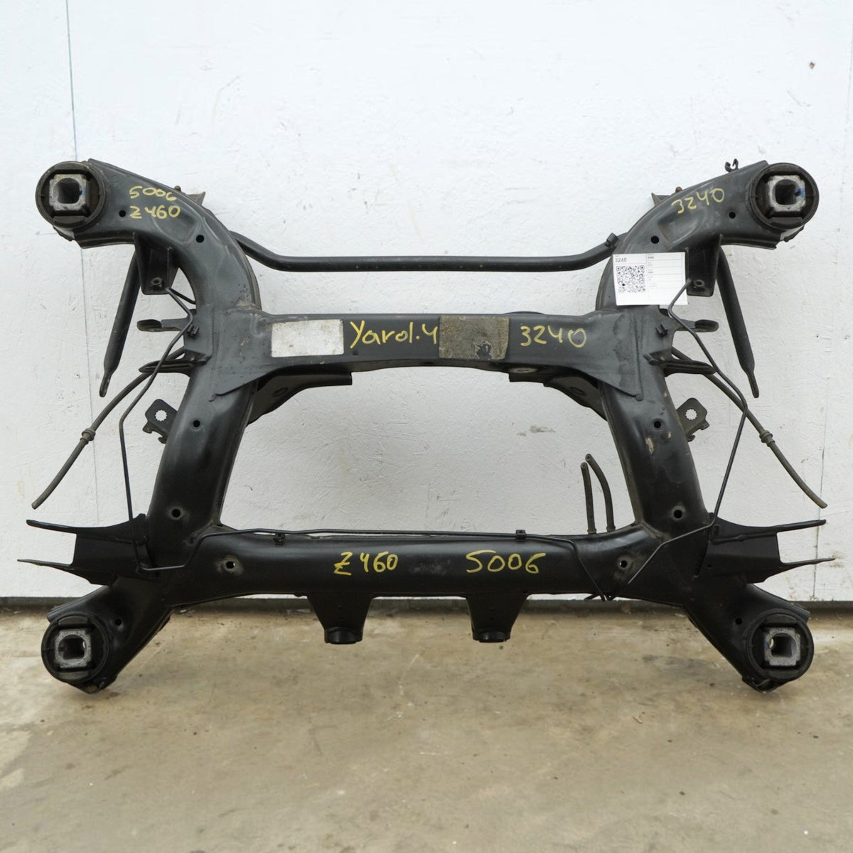 08-19 BMW X6 X5 F16 F15 Rear Subframe Crossmember Cradle Suspension 6858954 OEM