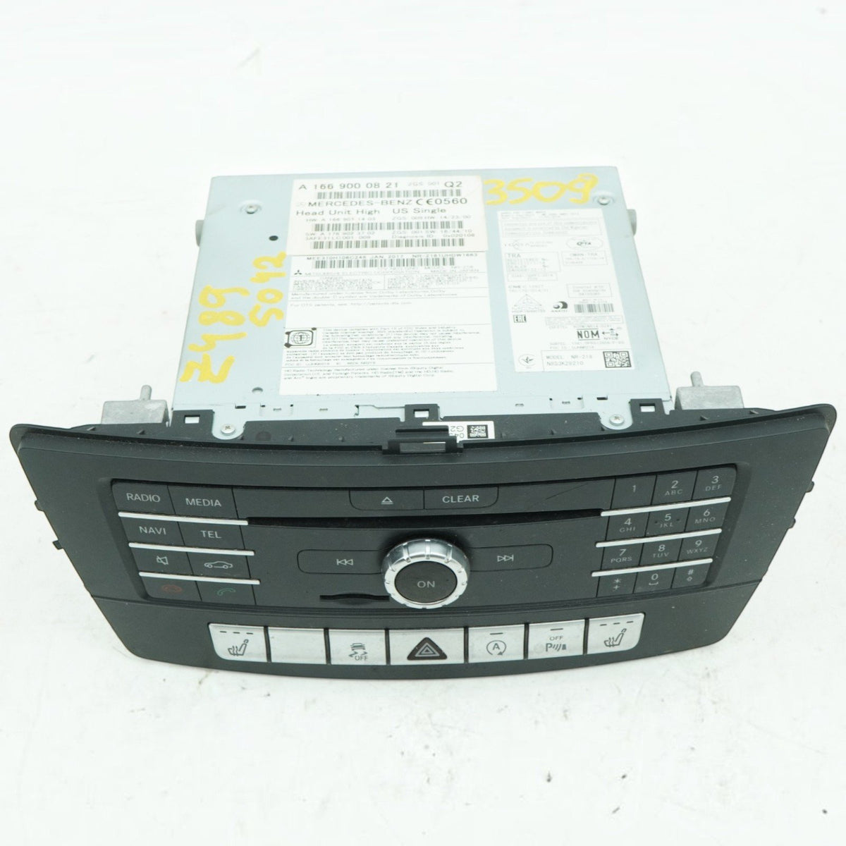 17-19 Mercedes GLS63 GLS550 GLS450X166 Stereo Head Unit Receiver A1669000821