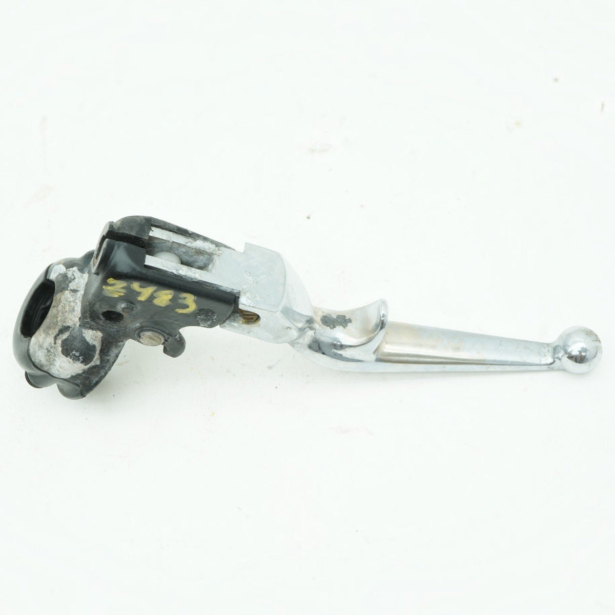 00 Harley FXDWG Dyna Wide Glide Left Clutch Lever Perch Handlebar OEM