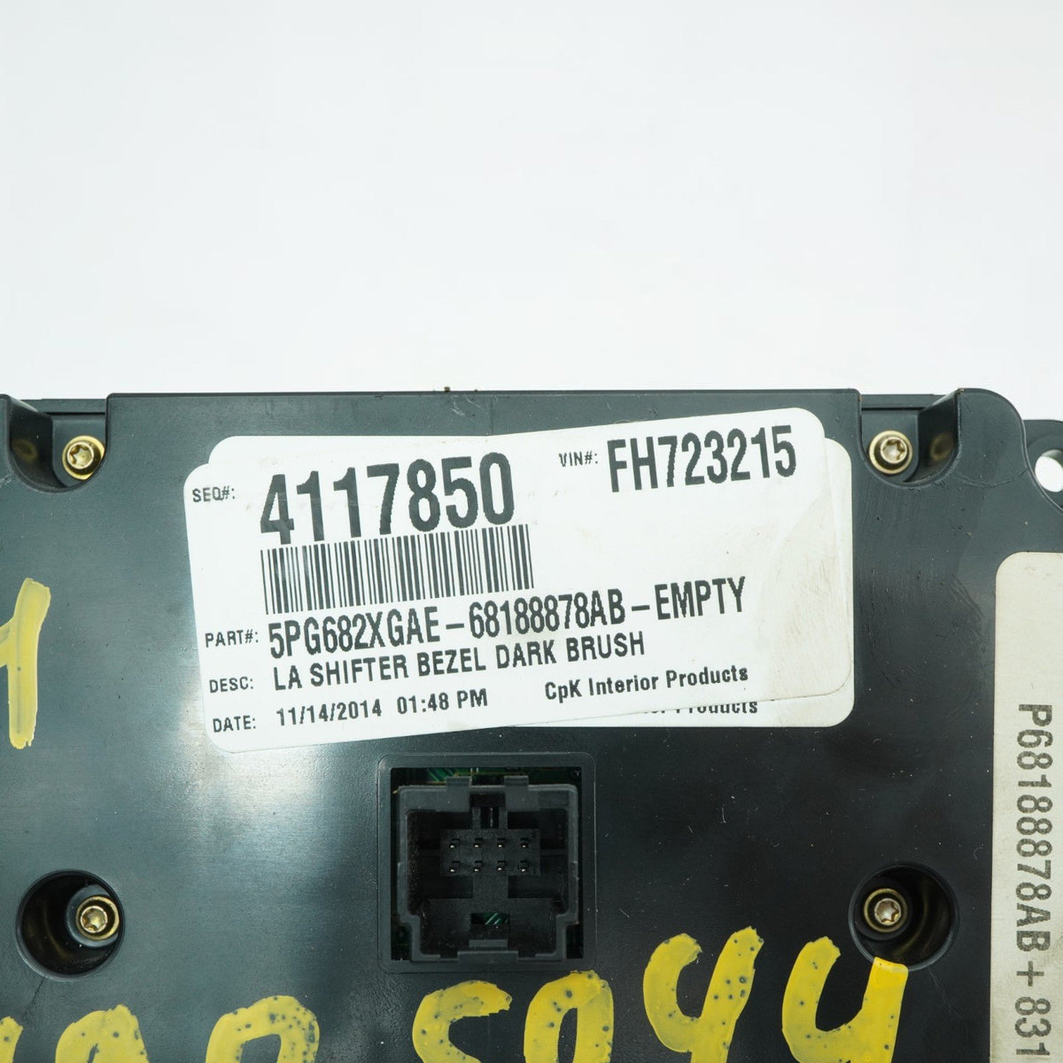 15-16 Dodge Challenger Climate Control Panel AC Heater Switch 68188878AB OEM