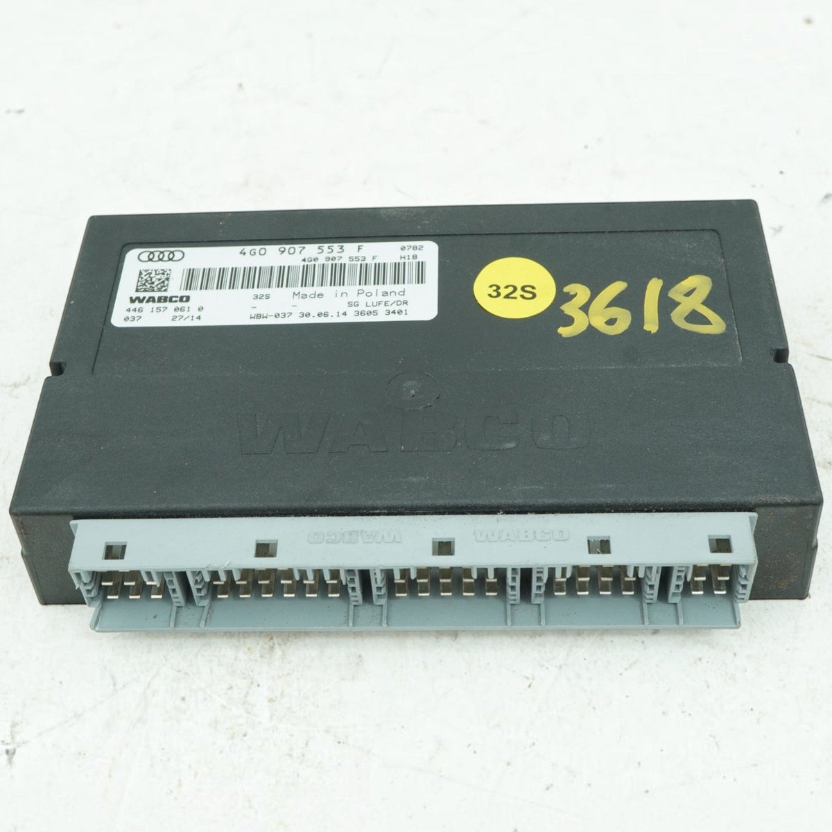 12-18 Audi RS7 S7 A7 4G Air Shock Suspension Control Module Unit 4G0907553F OEM
