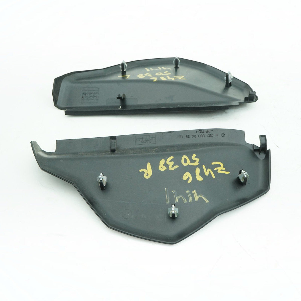 10-17 Mercedes E350 E550 C207 Coupe Dash End Cap Trim Pair A2076800389 OEM
