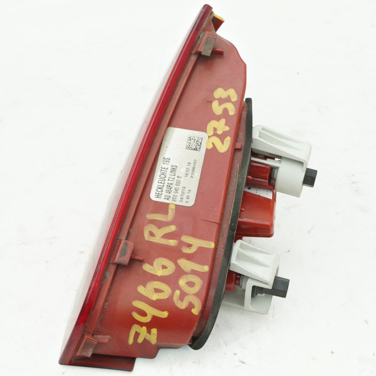 13-17 Audi S5 A5 RS5 8T Left Tail Light Lamp Led Inner Mounted 8T0945093C OEM