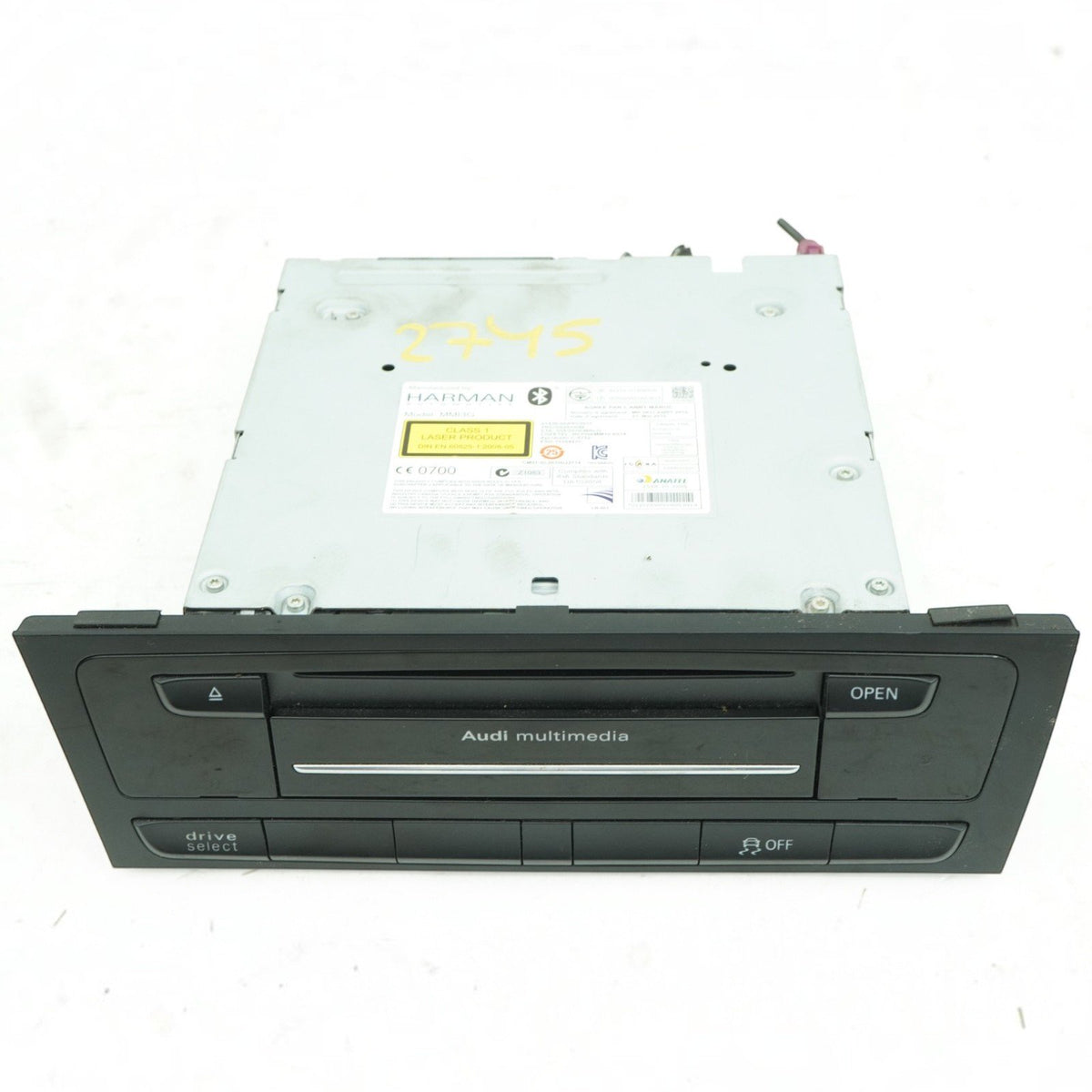 15-17 Audi S5 8T Multimedia Receiver Player CD Audio Control 8R1035746G OEM
