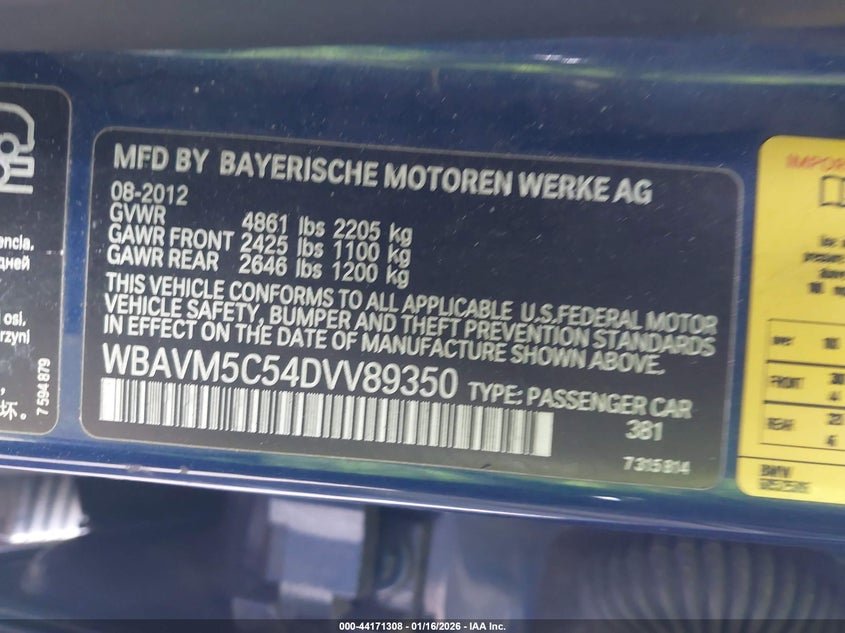 2013 BMW X1 xDrive35I