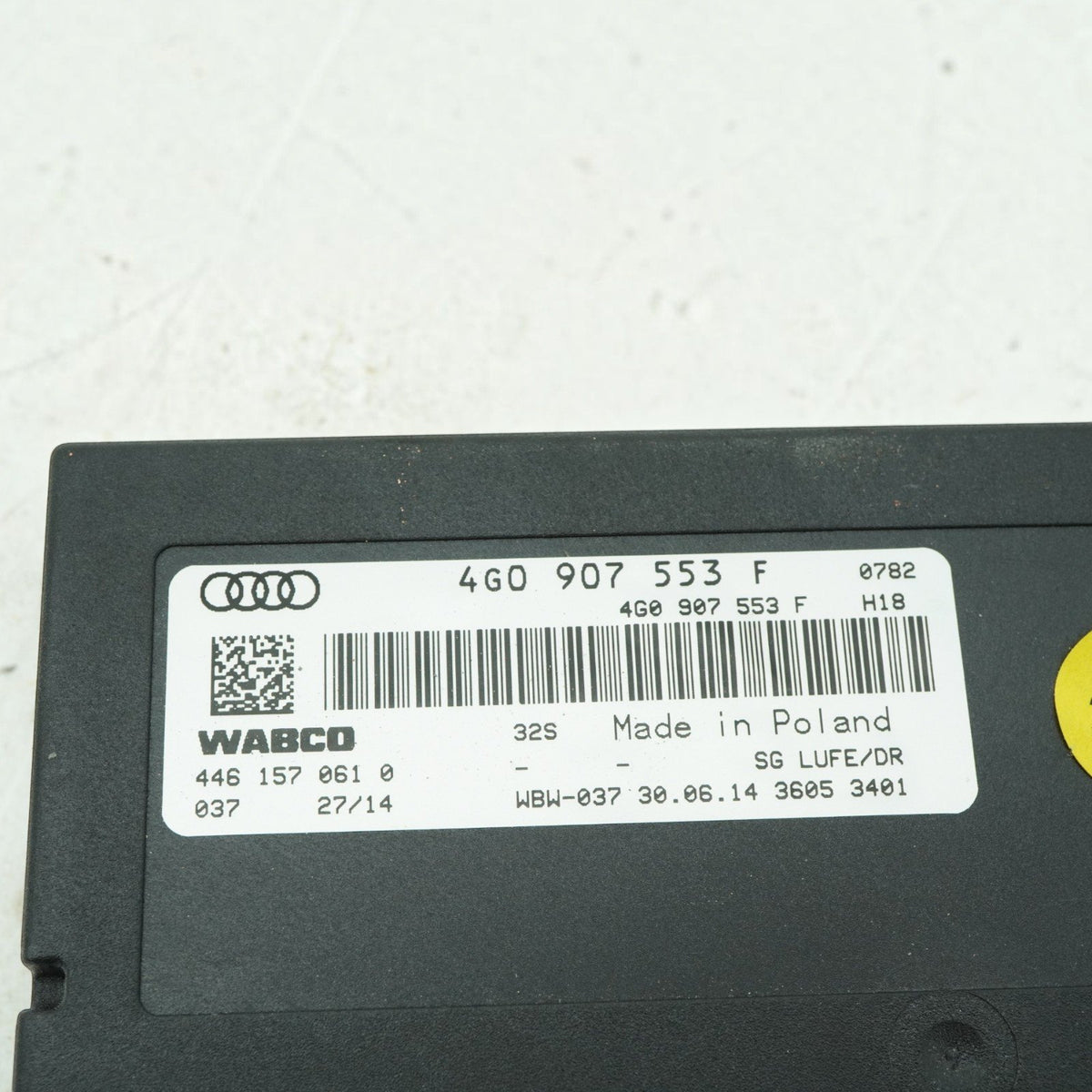 12-18 Audi RS7 S7 A7 4G Air Shock Suspension Control Module Unit 4G0907553F OEM
