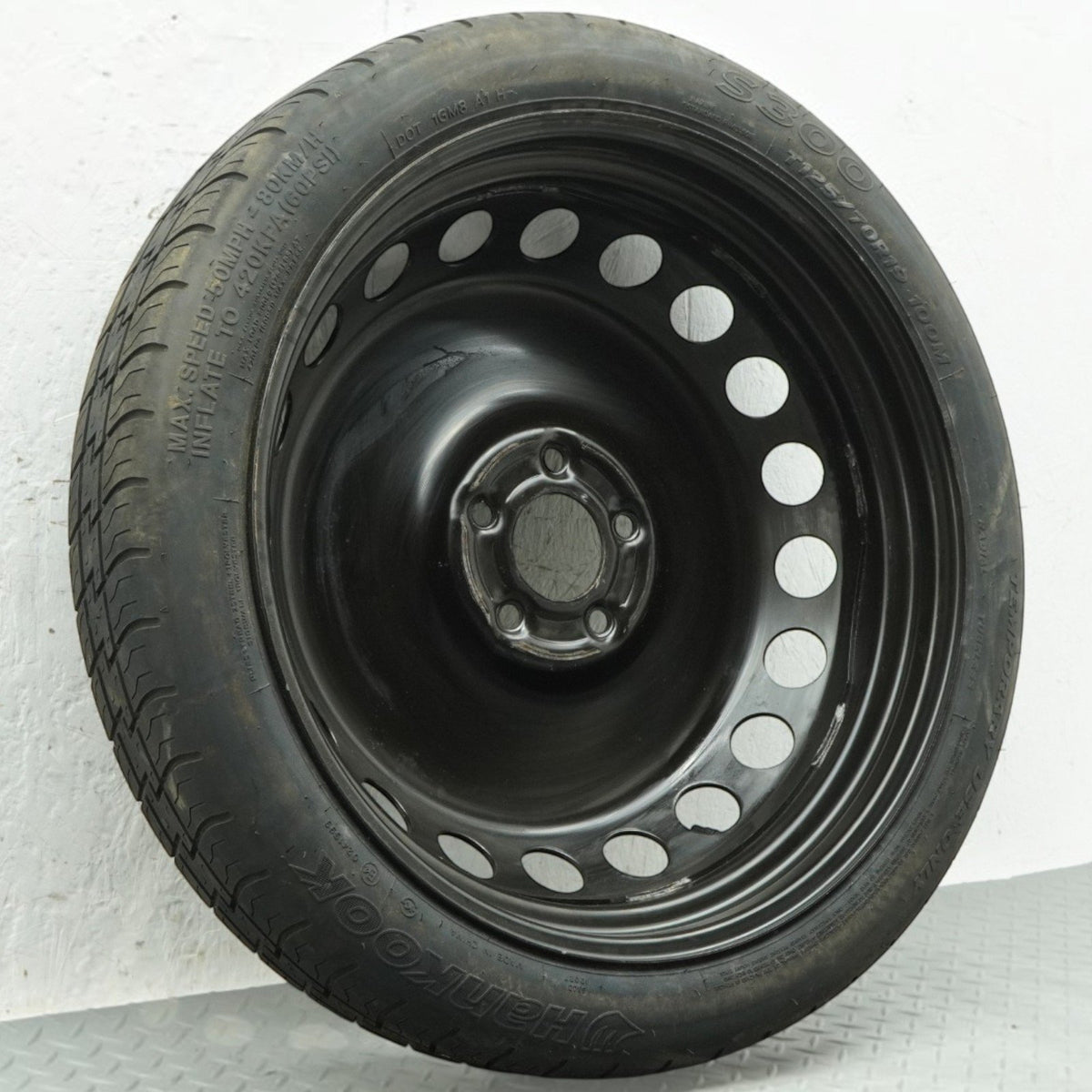 08-17 Audi A4 S4 A5 S5 Compact Spare Tire Wheel 19x4 T125/70R19 8K0601027F OEM