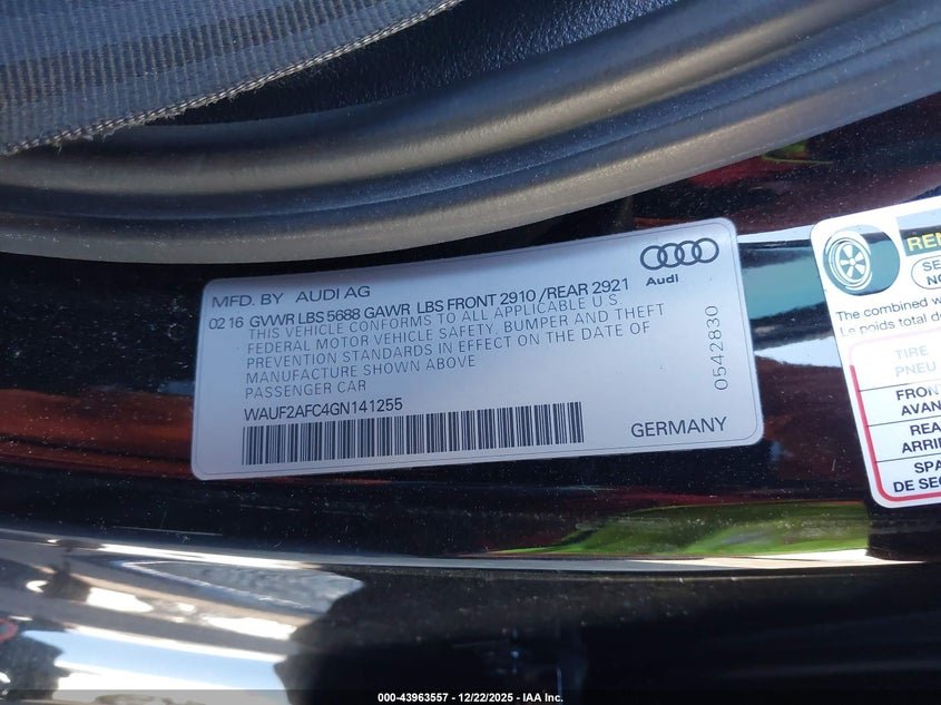 2016 Audi S6 Premium Plus