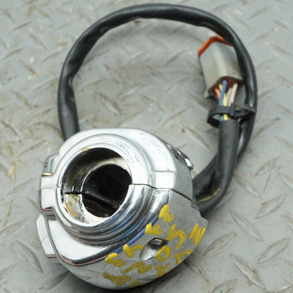 1999-2006 HARLEY-DAVIDSON ROAD KING FLHRCI Chrome LEFT SIDE HORN LIGHT SWITCH