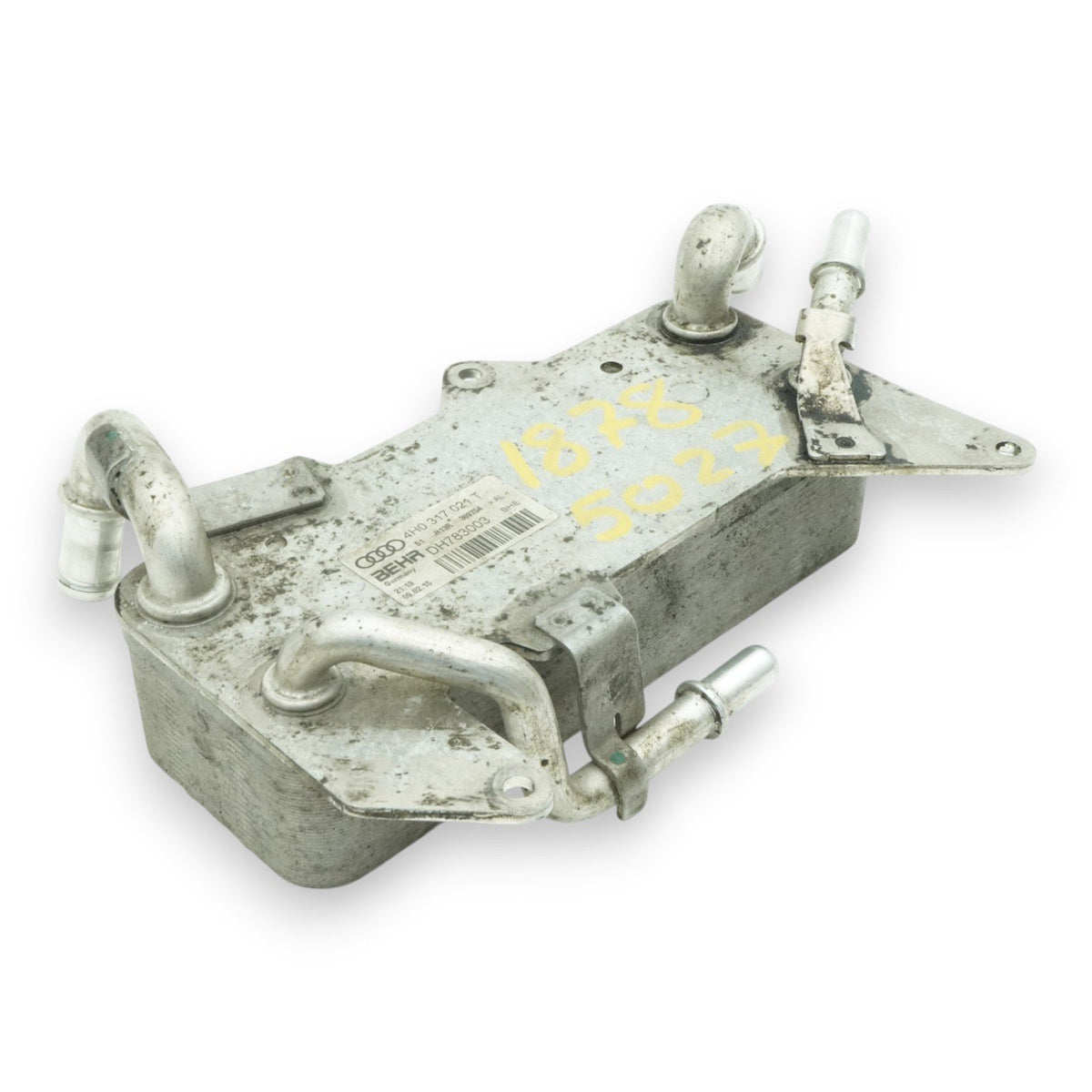 15-18 Audi A7 4G 3.0L Automatic Transmission Oil Cooler Coolant 4H0317021T OEM