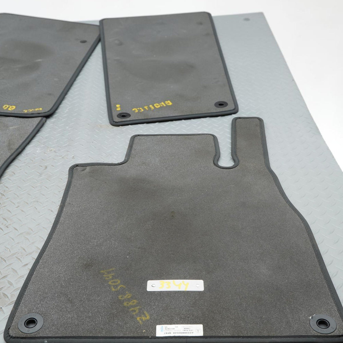14-20 Mercedes S550 S560 S400 W222 Sedan Carpet Floor Mat Front Rear A2226800048