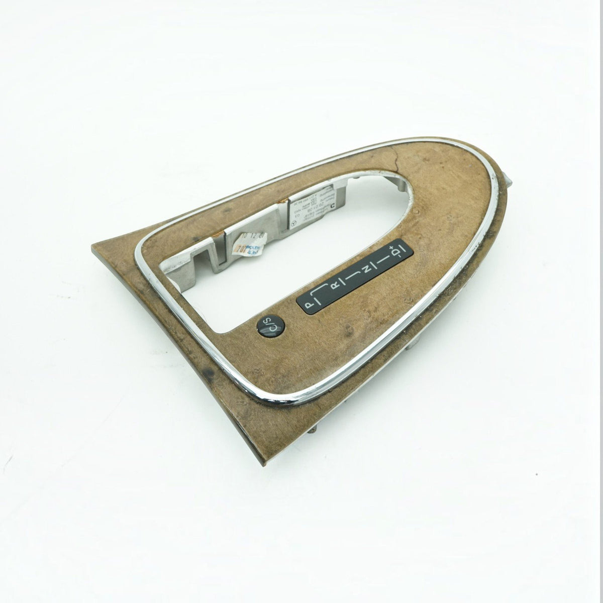 07-09 Mercedes W211 E350 E550 Console Shifter Trim Bezel Wood A2116808636